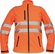 MURCIA HI-VIS softshellová bunda oranžová