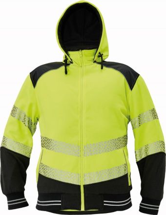 KNOXFIELD PROFI HI-VIS mikina žlutá/černá