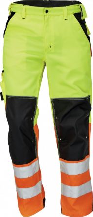 KNOXFIELD HI-VIS kalhoty žlutá/oranžová